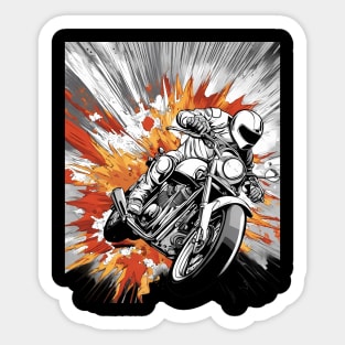 Motorcycle Racing Sticker